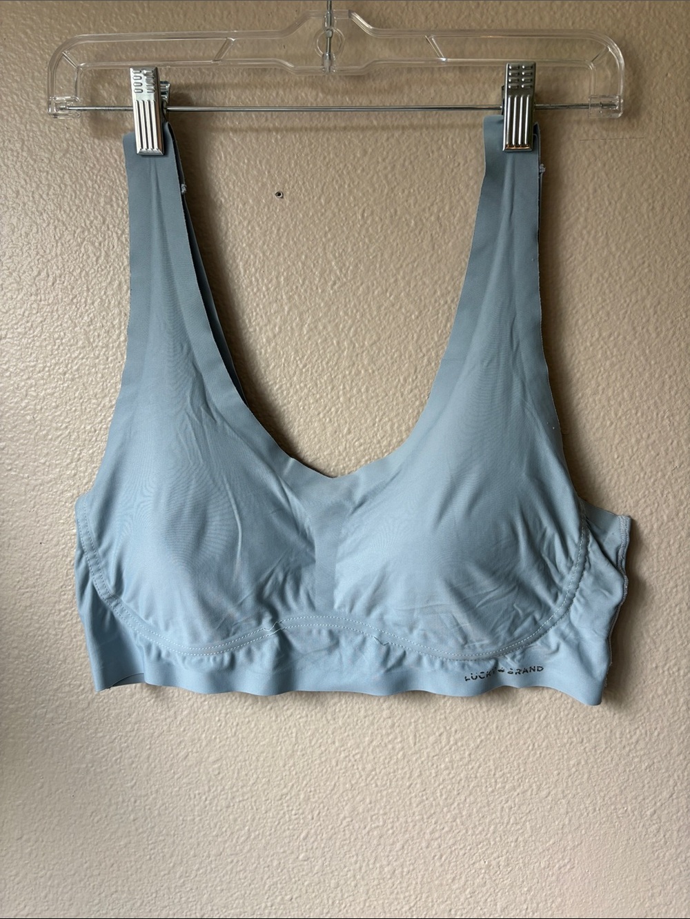 Lucky Brand Powder Blue Seamless Wireless Bralette